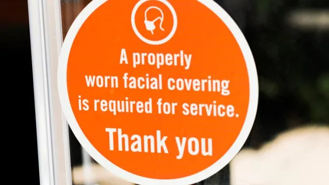 mask sign